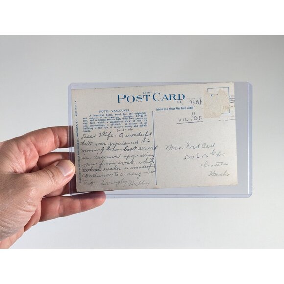 Vintage Vancouver B.C. Canada postcards, antique Edwardian travel ephemera - Picture 3 of 8